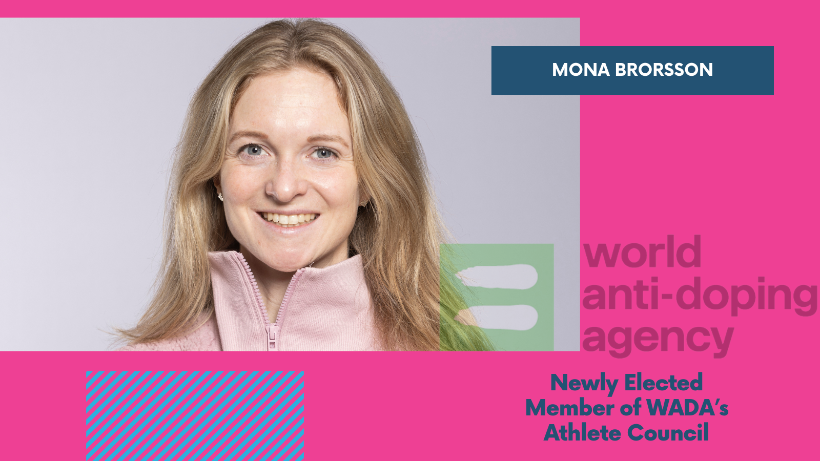 Mona Brorsson elected to WADA Athlete Council